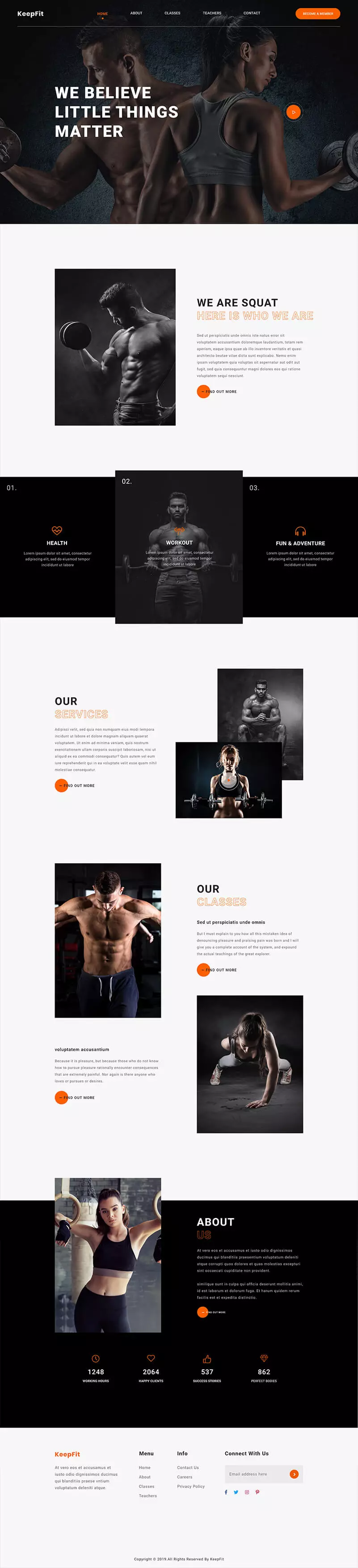 Fitness Shopify project 3